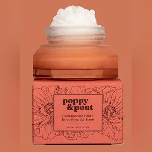 poppy&pout Pomegranate Peach Lip Scrub